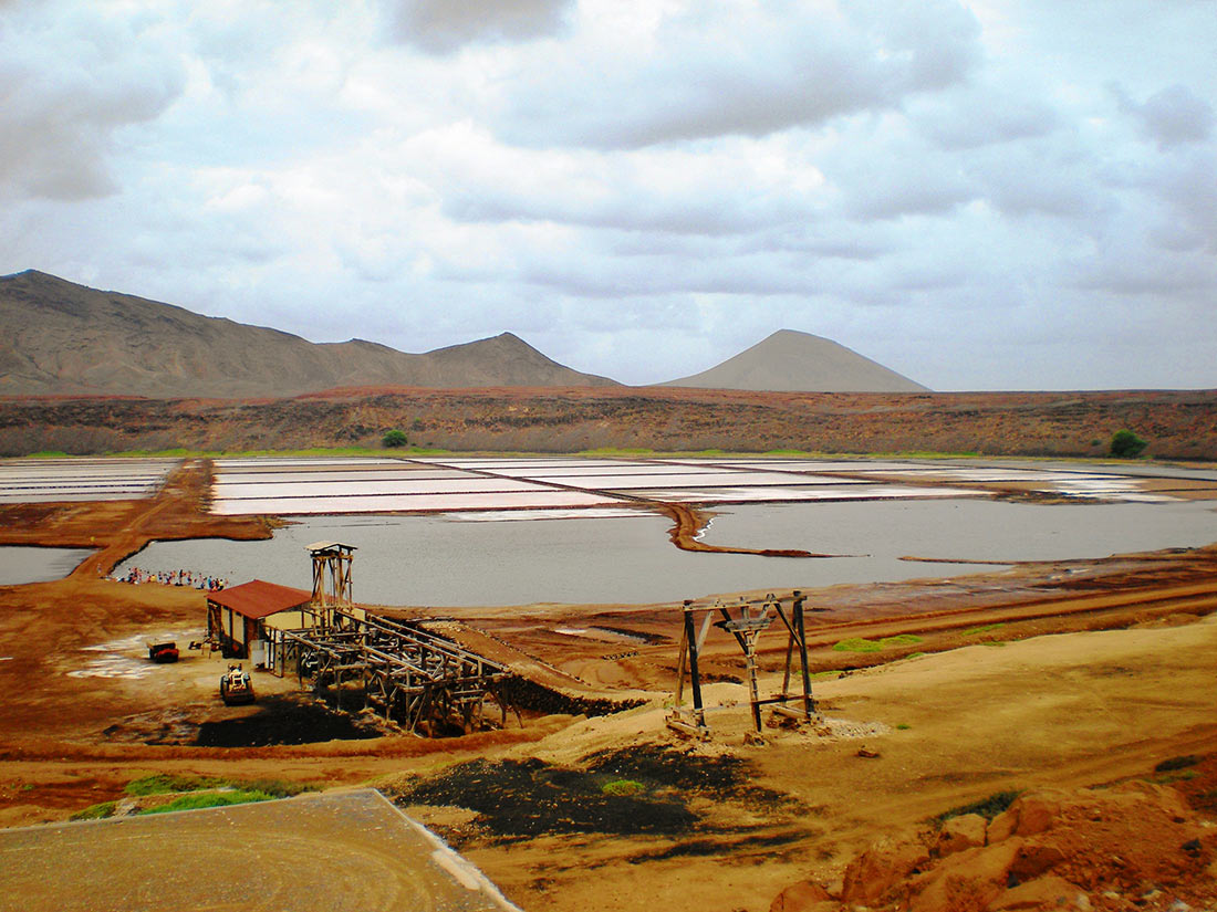 Видобуток солі у Педра де Луме
