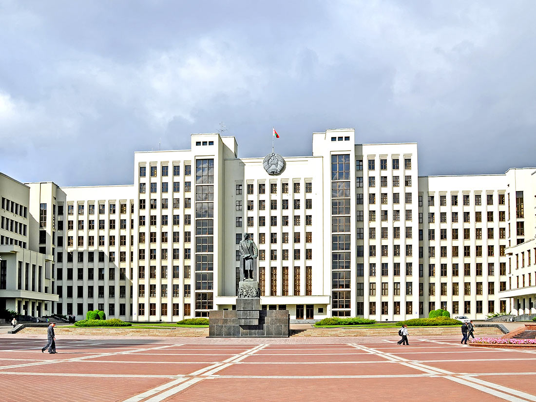 Площа Незалежності в Мінську