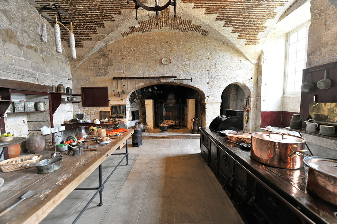 Кухня в замку Валансе
